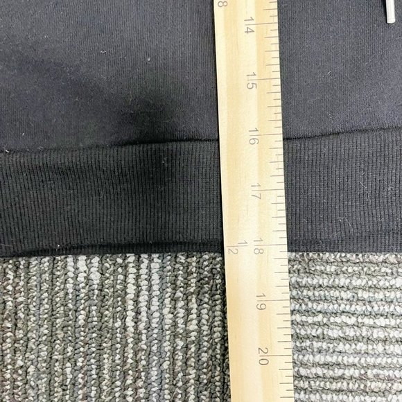 DIVIDED Black Cropped Lace Up Mock Neck Pullover Sweater Shoelace size S - Picture 7 of 9